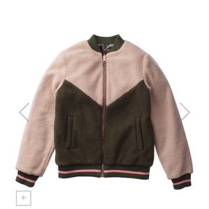 Sherpa bomber jacket